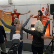 Lachyoga-Workshop auf der ‚Lebensfreude Messe‘