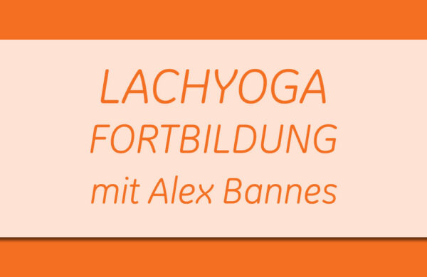 Text: Lachyoga Fortbildung in Orange